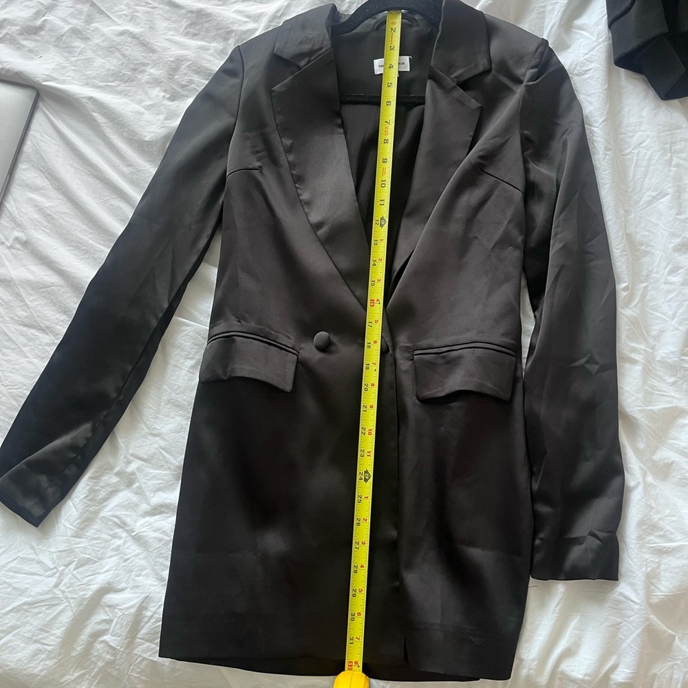SUPERDOWN XS Elegant Black Women's Blazer (mini dress)